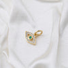 CHARM BAR emerald eye #9475