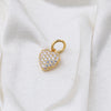 CHARM BAR diamonds heart #8547