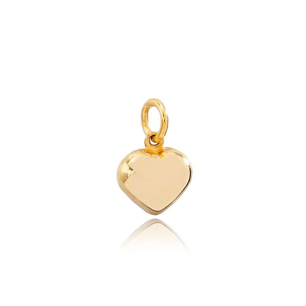 CHARM BAR 3D heart #8548